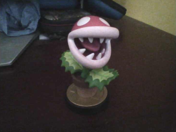 amiibo of the Piranha Plant fighter from the Super Smash Bros. series.