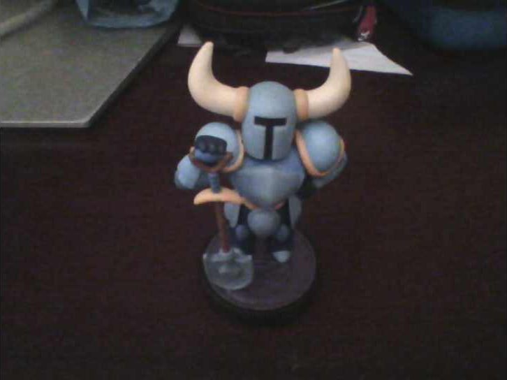 amiibo of Shovel Knight.